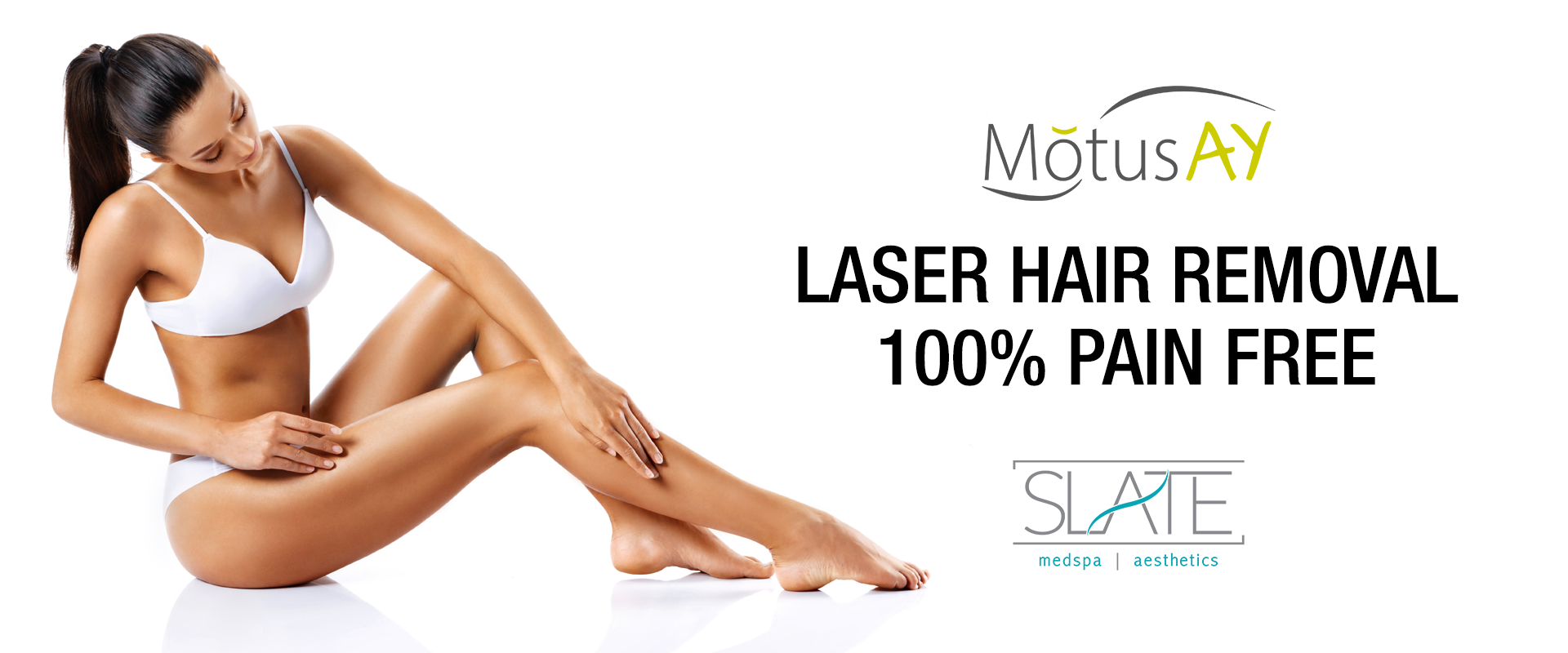 Painless Laser Hair Removal - Thank You - Slate Medspa